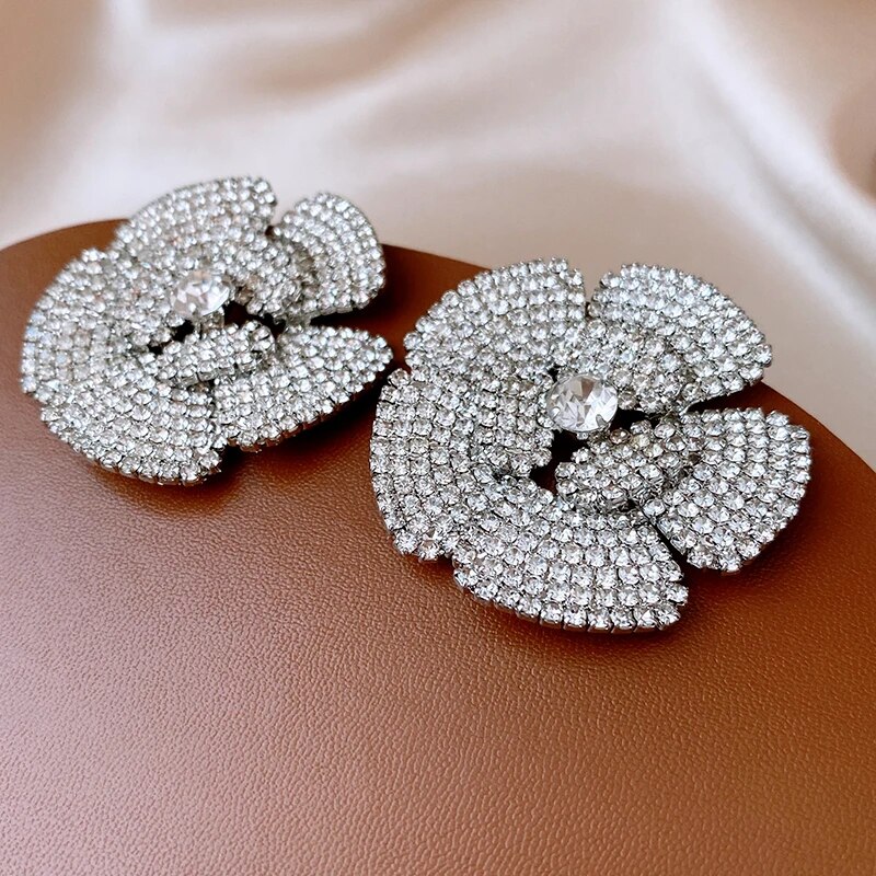Flower Shaped Stud Earrings - TCC FASHION