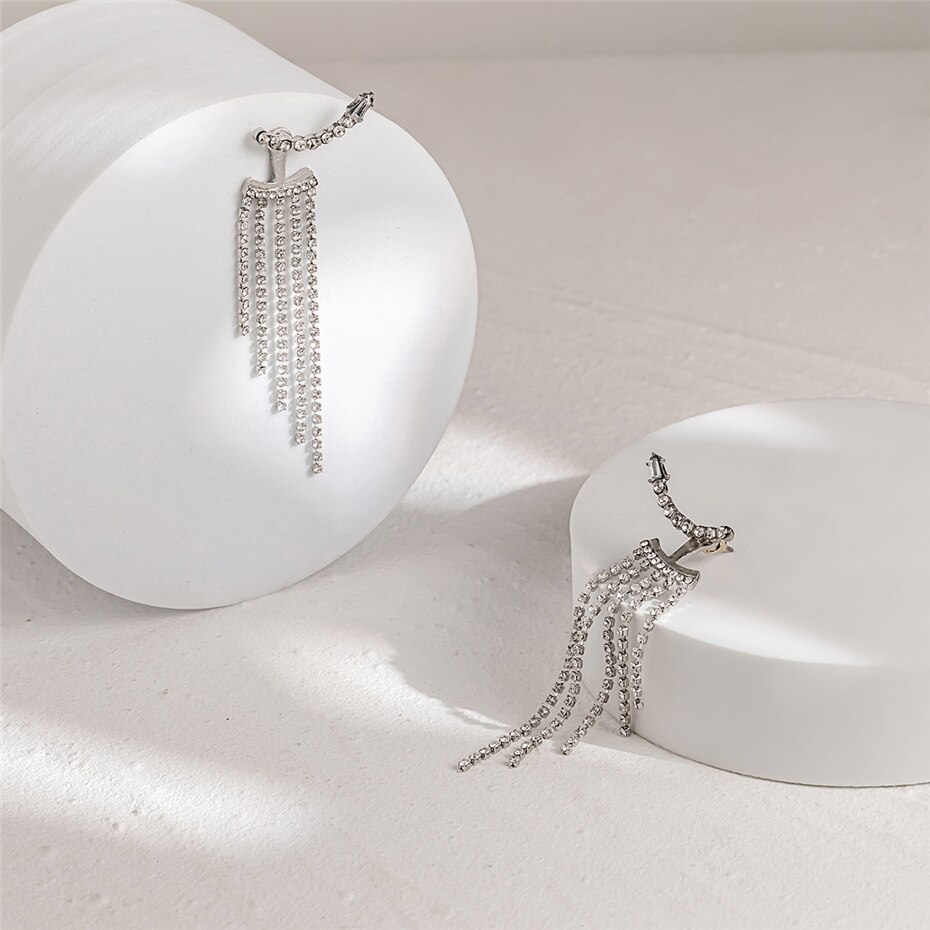 Long Tassel Drop Earrings - TCC FASHION