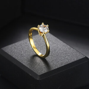 1 Carat Gold Wedding Ring - TCC FASHION