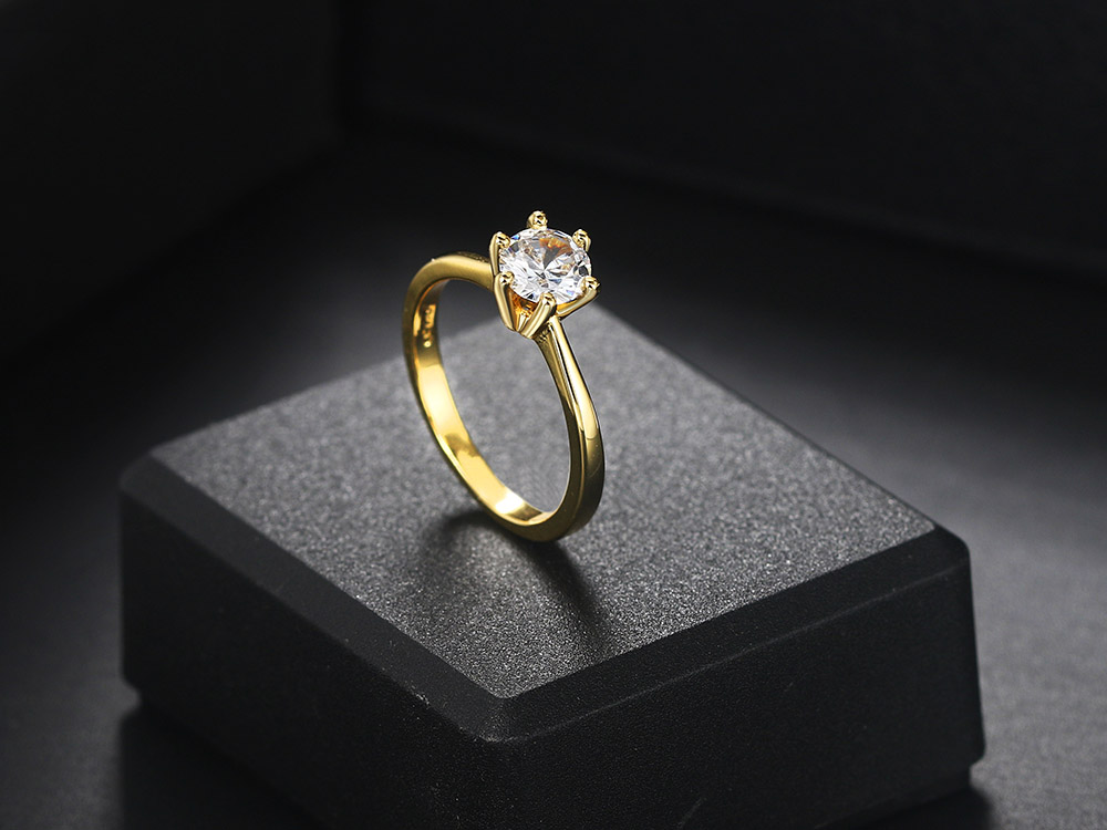 1 Carat Gold Wedding Ring - TCC FASHION