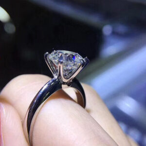 2.0ct Pure White Gold Ring - TCC FASHION