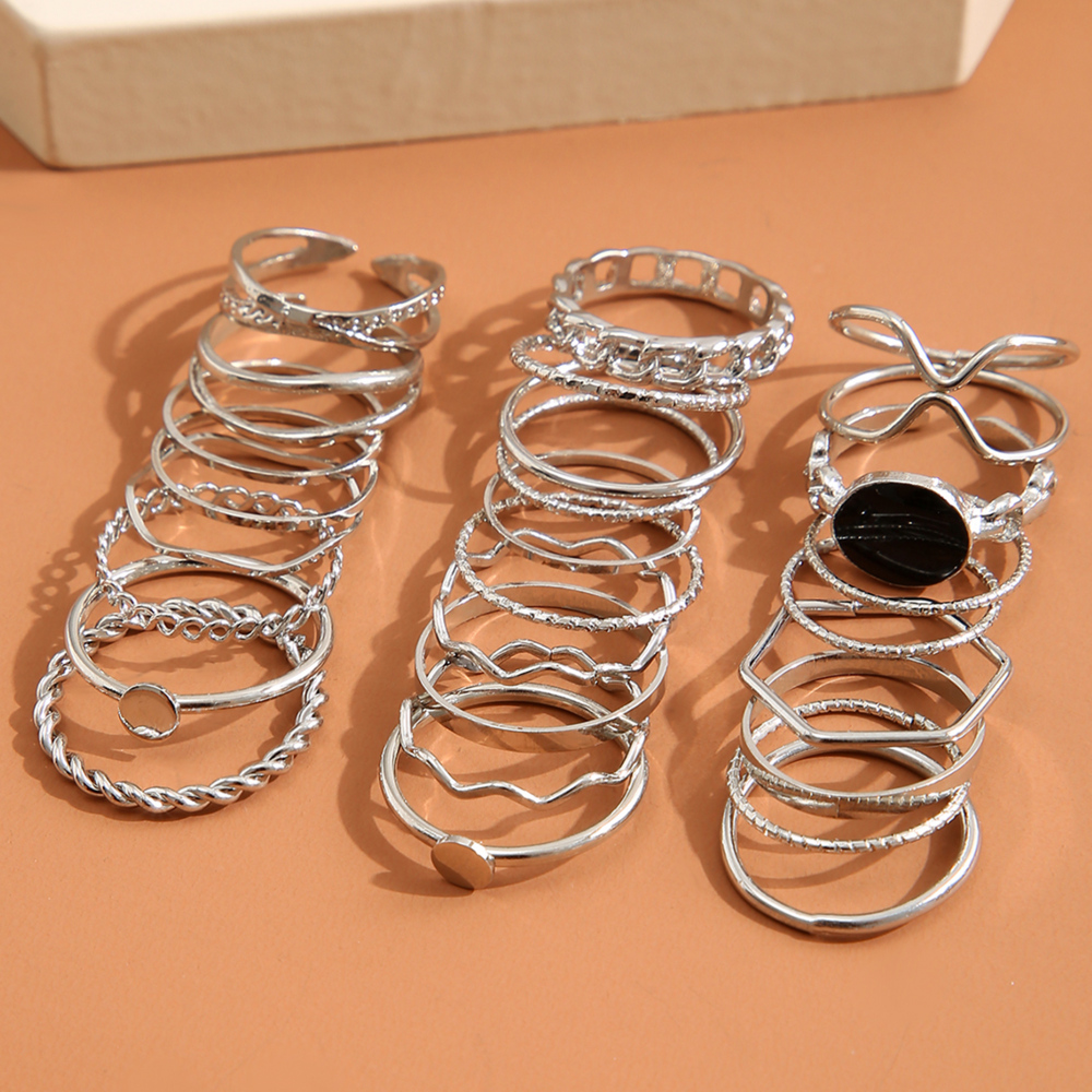 25pcs Vintage Ring Set - Image 2
