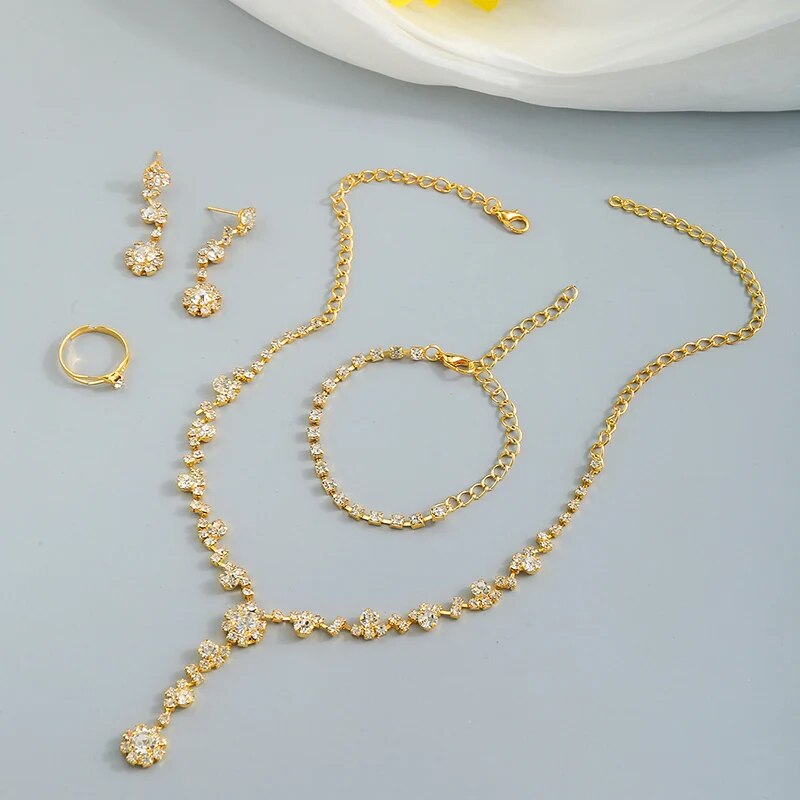 4 pcs Jewellery Set - TCC FASHION