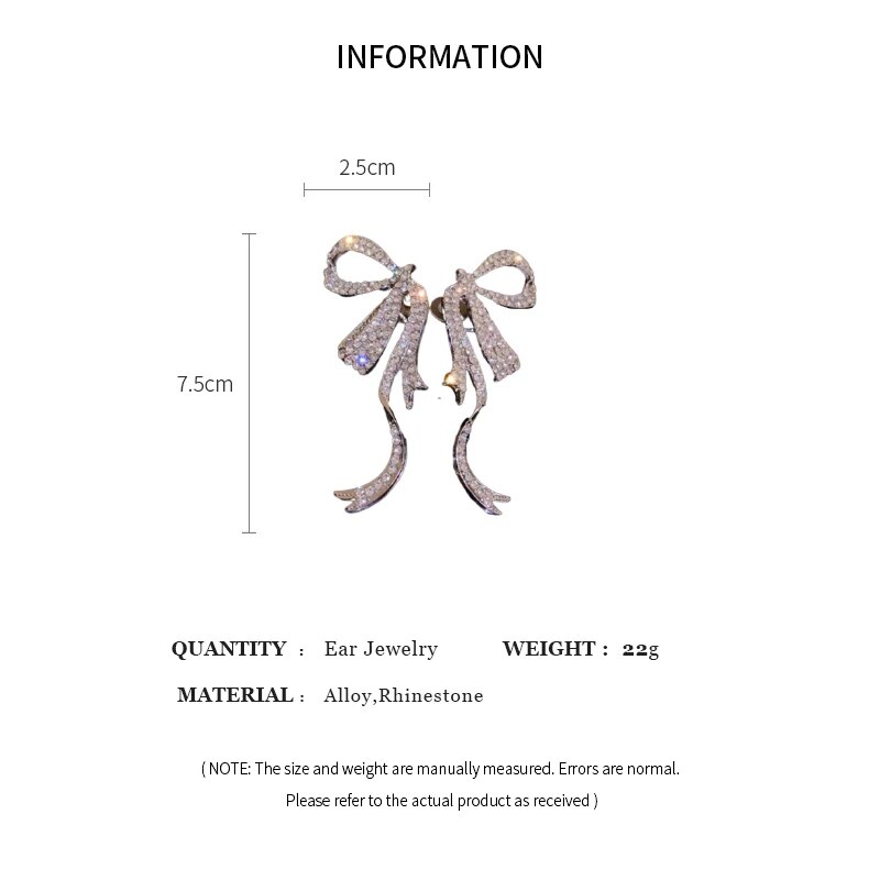 5 Bowknot Drop Earrings - TCC FASHION