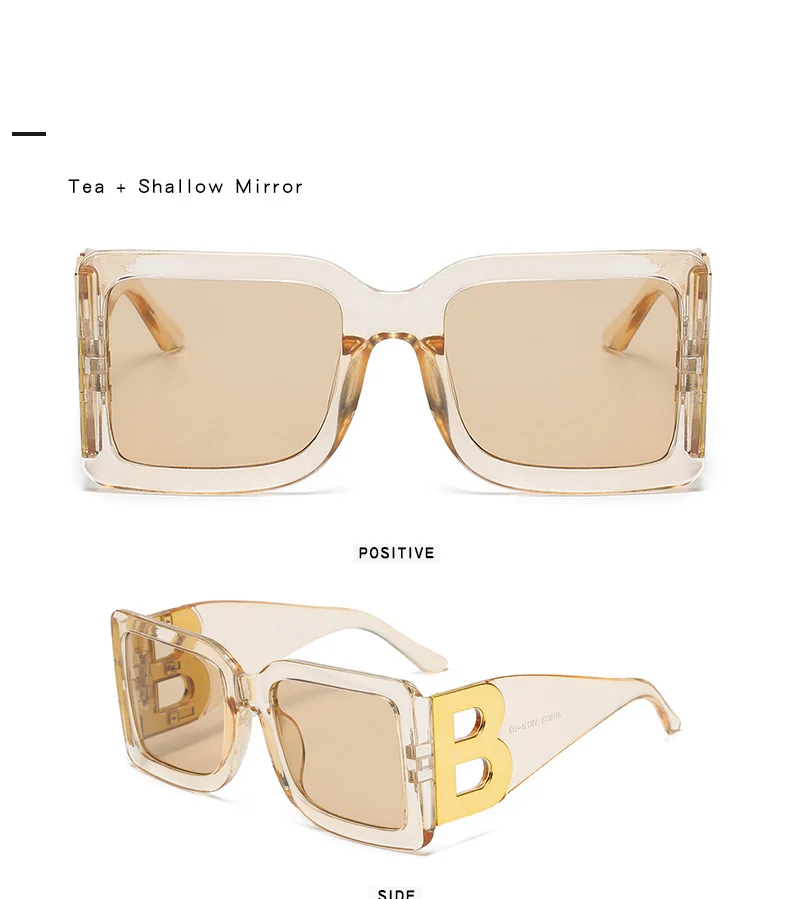 5 Oversized Letter B Luxury Sunglasses - TCC FASHION