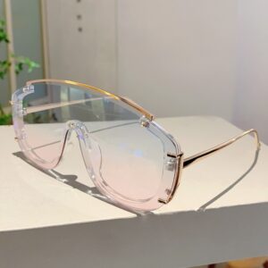 7 Stylish Gradient Outdoor Sunglasses – Clear Blue - TCC FASHION