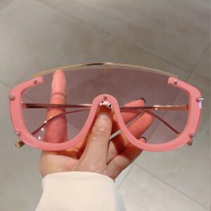 10 Stylish Gradient Outdoor Sunglasses – pink - TCC FASHION