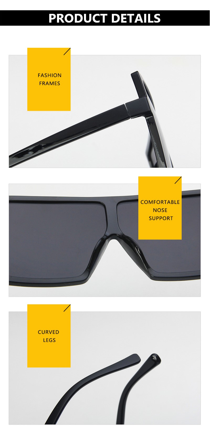 UV400 Shade Oversized Sunglasses - TCC FASHION